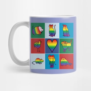 Pride Cute Animals Mug